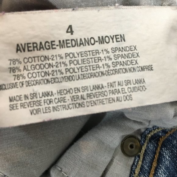 Gloria Vanderbilt Denim Blue Jeans Women's Size 4 Medium - Picture 8 of 9